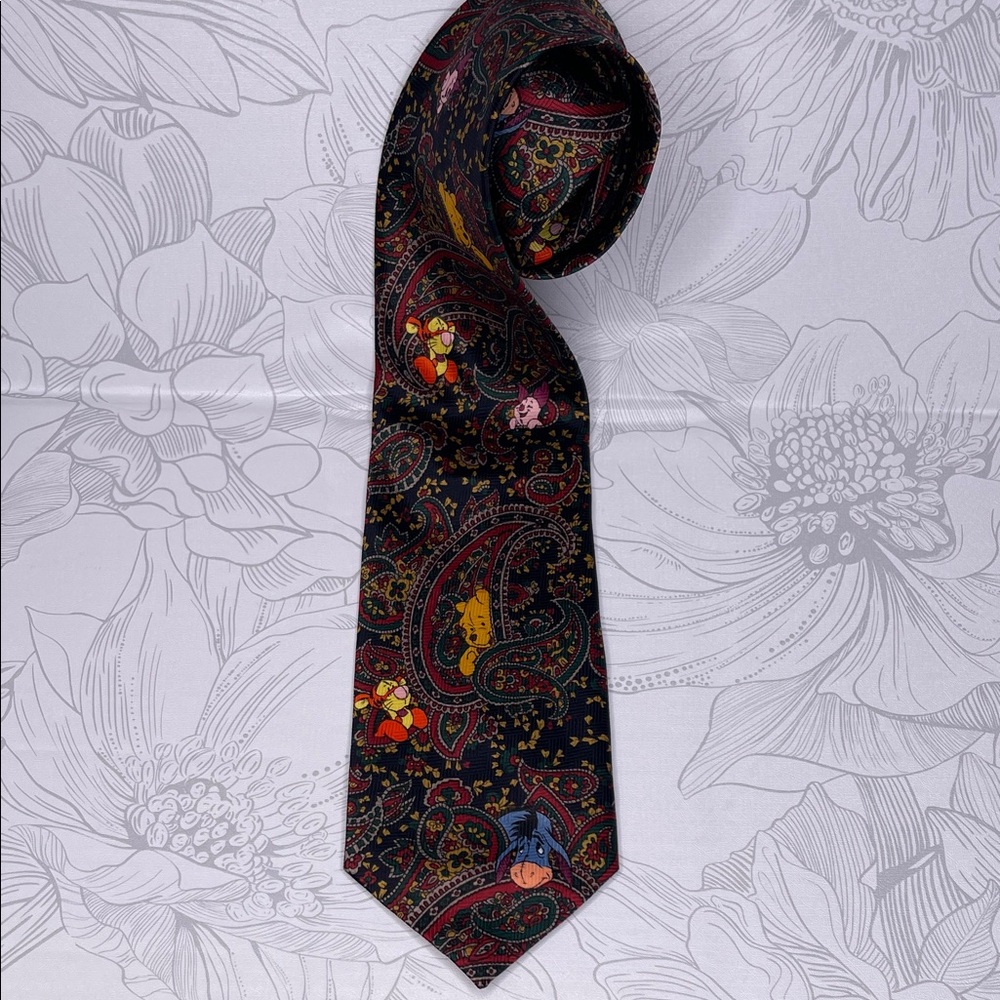 Tigger Pooh Piglet Cartoon Tie